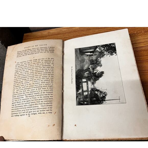 Years of My Youth W.D. Howells 1917 Hardcover Ex-Library 1st Edition - Picture 8 of 10